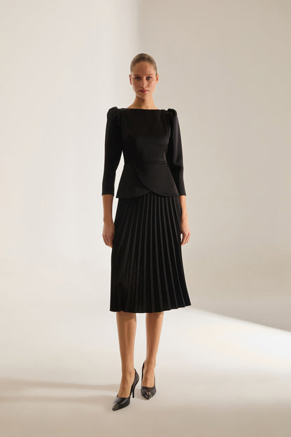 DARYA BLACK FISH SKIRT