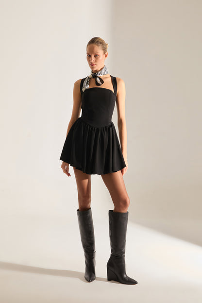 STELLA Strapless Black Mini Dress